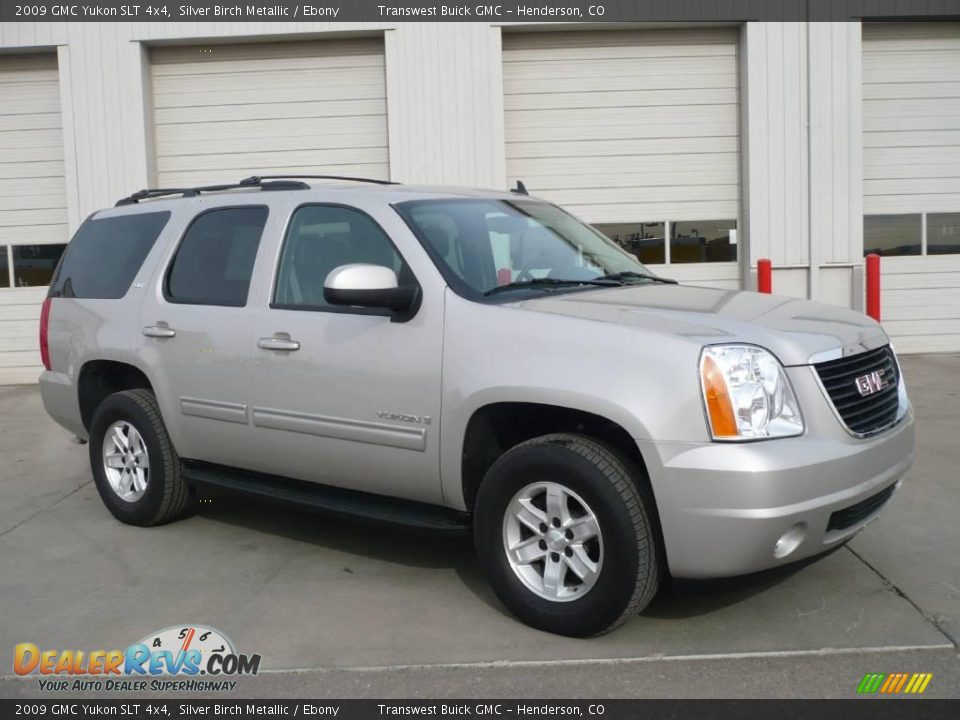 2009 GMC Yukon SLT 4x4 Silver Birch Metallic / Ebony Photo #1