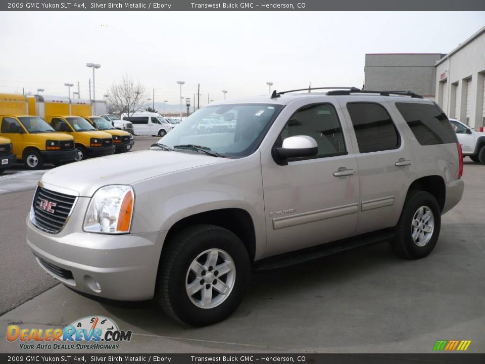 2009 GMC Yukon SLT 4x4 Silver Birch Metallic / Ebony Photo #3