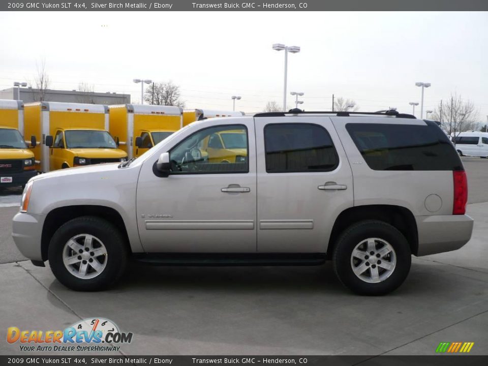 2009 GMC Yukon SLT 4x4 Silver Birch Metallic / Ebony Photo #4