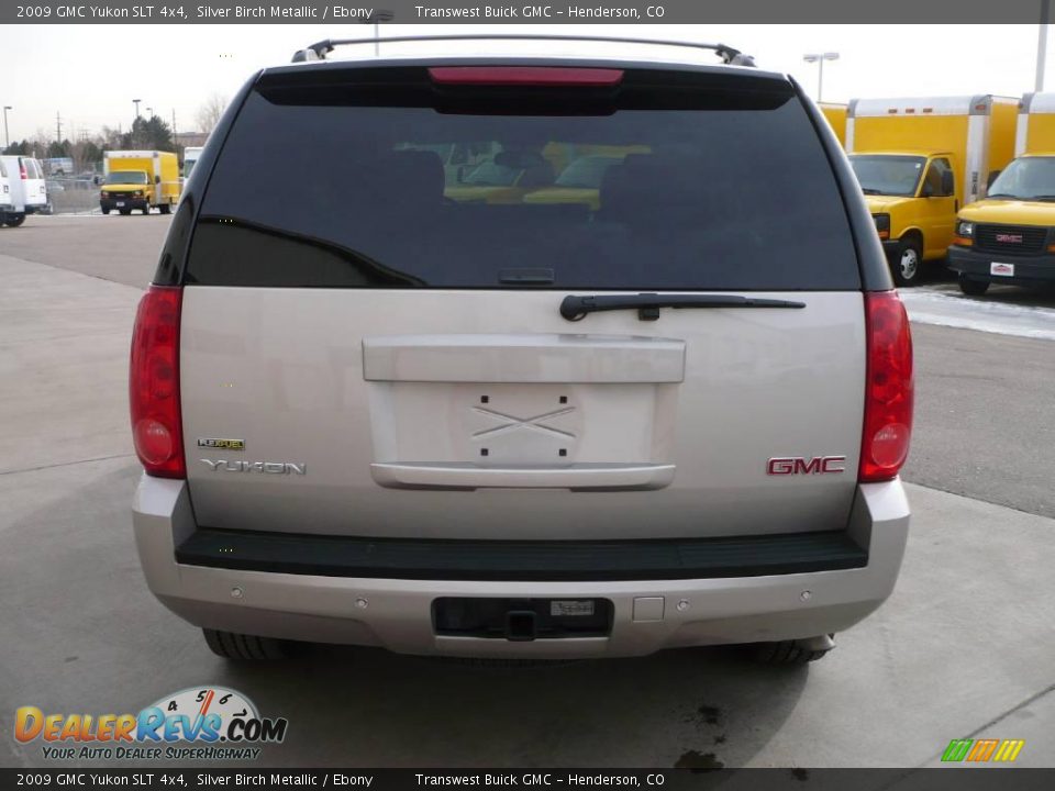 2009 GMC Yukon SLT 4x4 Silver Birch Metallic / Ebony Photo #5