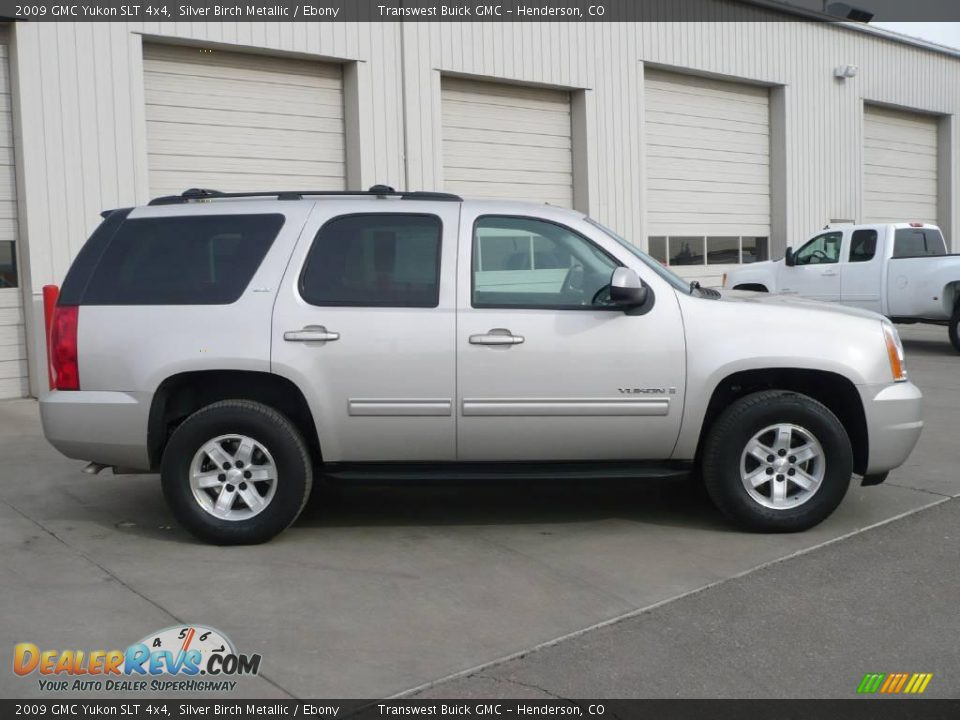 2009 GMC Yukon SLT 4x4 Silver Birch Metallic / Ebony Photo #6