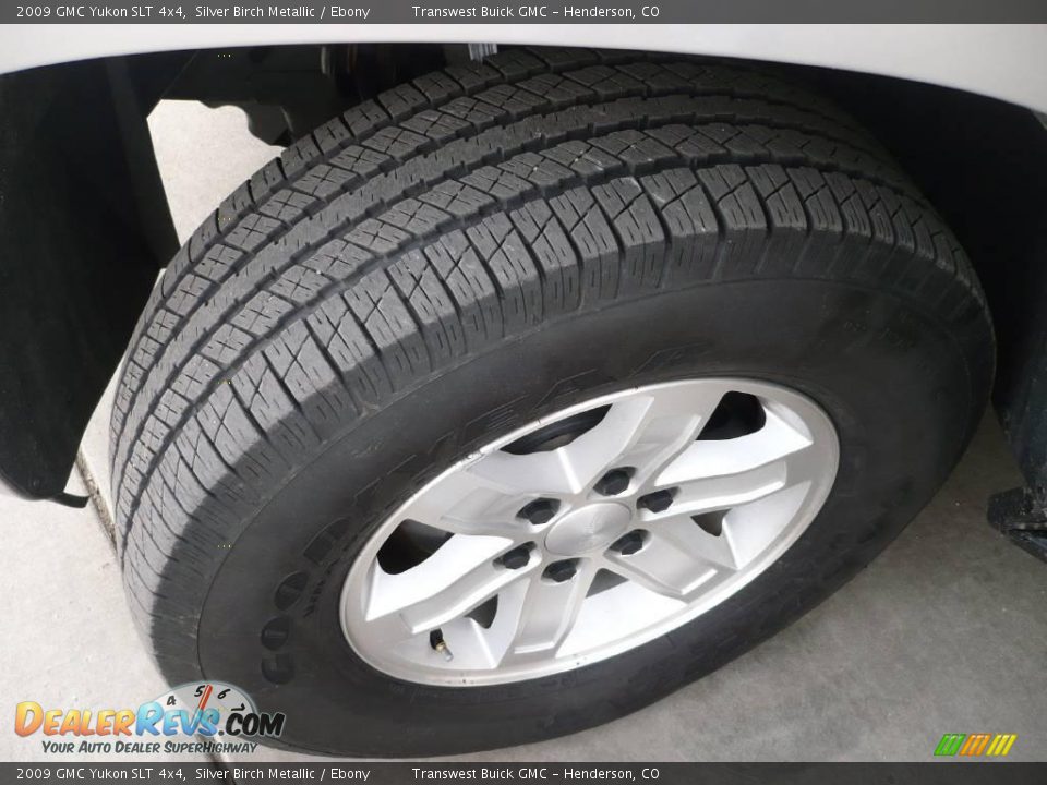 2009 GMC Yukon SLT 4x4 Silver Birch Metallic / Ebony Photo #7