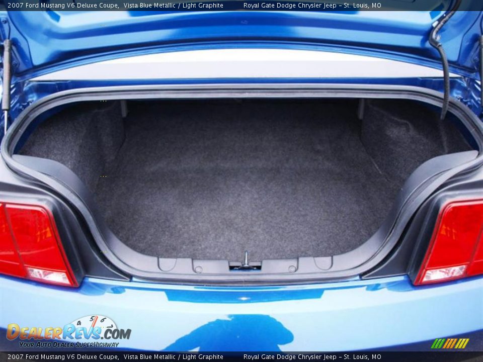 2007 Ford Mustang V6 Deluxe Coupe Vista Blue Metallic / Light Graphite Photo #5