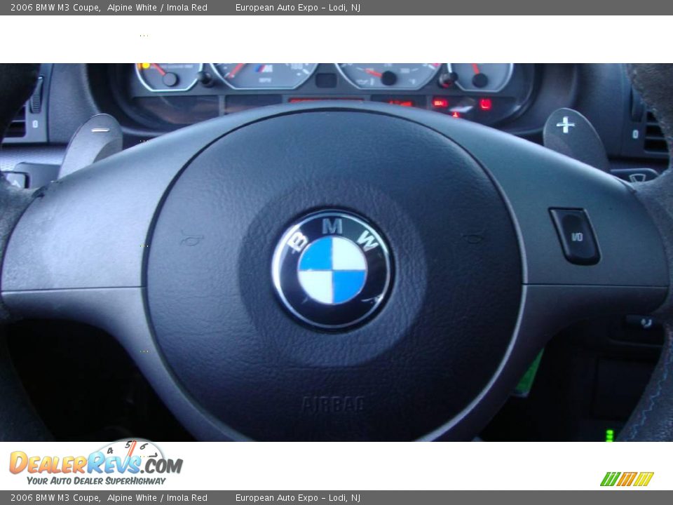 2006 BMW M3 Coupe Alpine White / Imola Red Photo #22
