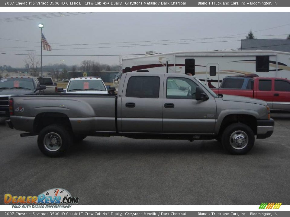 2007 Chevrolet Silverado 3500HD Classic LT Crew Cab 4x4 Dually Graystone Metallic / Dark Charcoal Photo #2