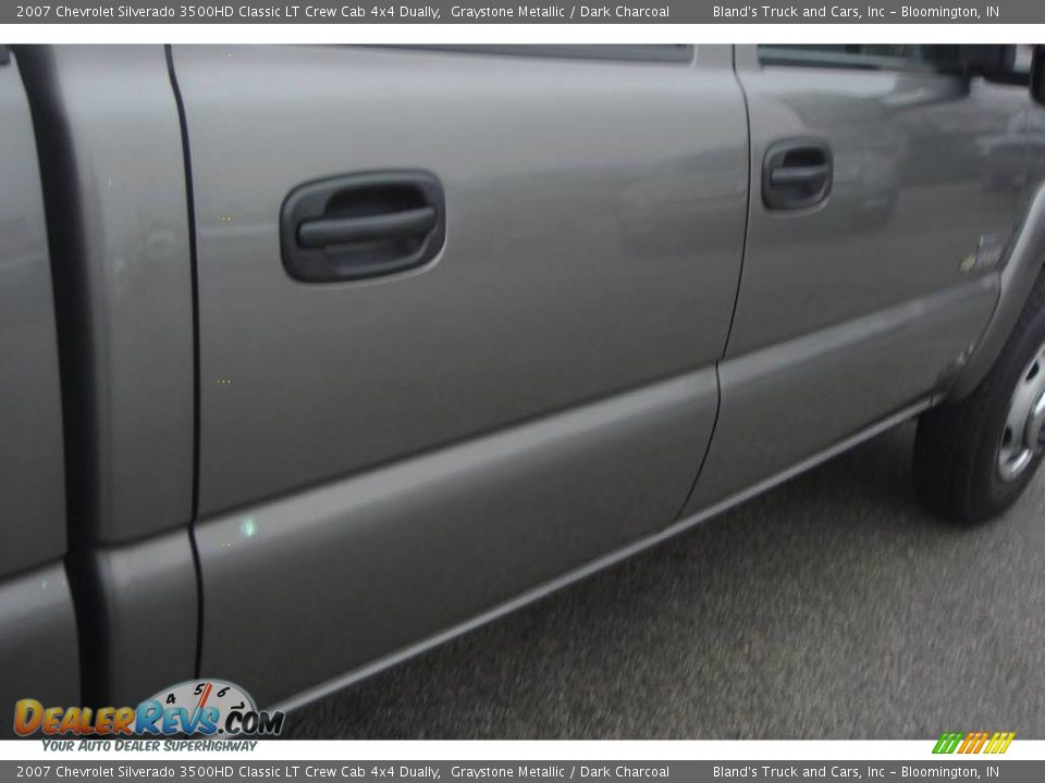 2007 Chevrolet Silverado 3500HD Classic LT Crew Cab 4x4 Dually Graystone Metallic / Dark Charcoal Photo #12