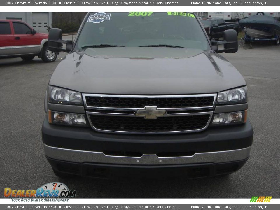 2007 Chevrolet Silverado 3500HD Classic LT Crew Cab 4x4 Dually Graystone Metallic / Dark Charcoal Photo #15