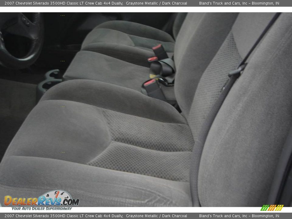 2007 Chevrolet Silverado 3500HD Classic LT Crew Cab 4x4 Dually Graystone Metallic / Dark Charcoal Photo #23