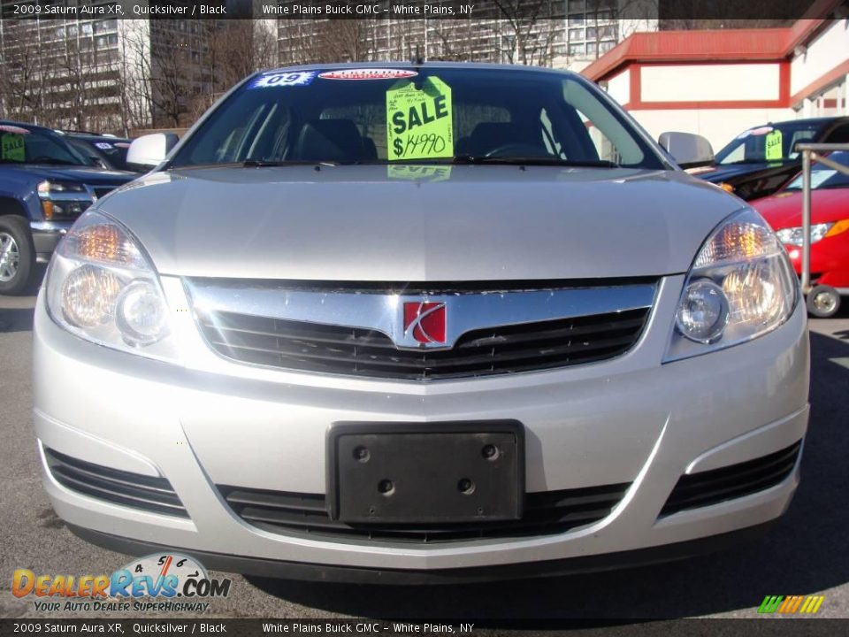 2009 Saturn Aura XR Quicksilver / Black Photo #2