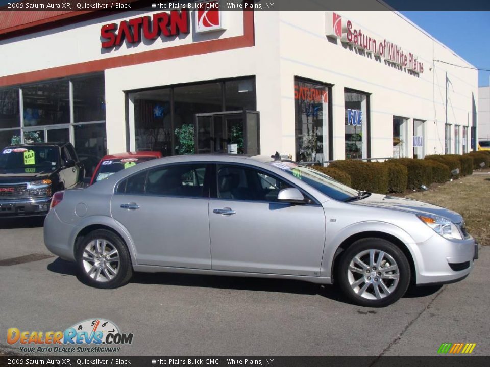 2009 Saturn Aura XR Quicksilver / Black Photo #4