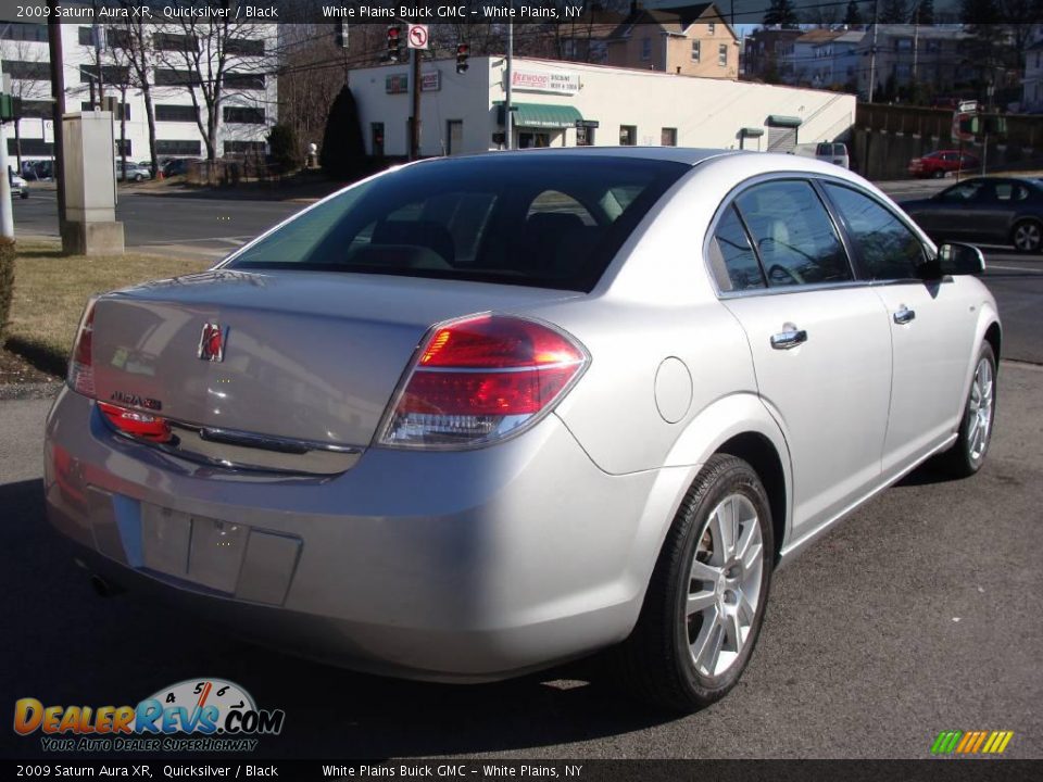 2009 Saturn Aura XR Quicksilver / Black Photo #5