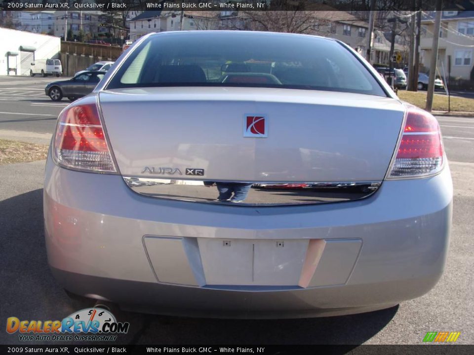 2009 Saturn Aura XR Quicksilver / Black Photo #6