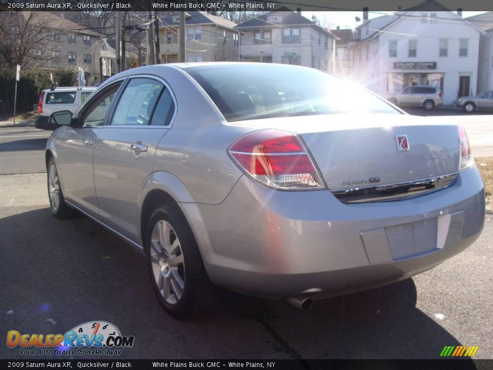 2009 Saturn Aura XR Quicksilver / Black Photo #7