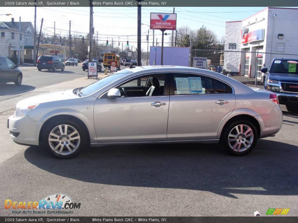 2009 Saturn Aura XR Quicksilver / Black Photo #8
