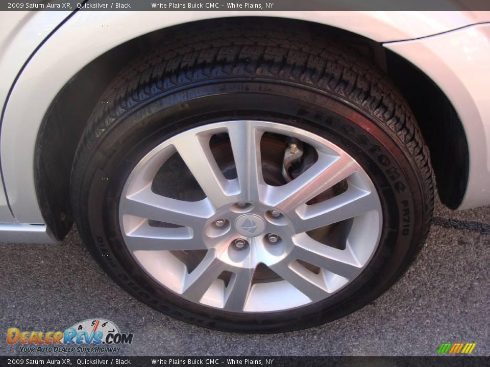 2009 Saturn Aura XR Quicksilver / Black Photo #9