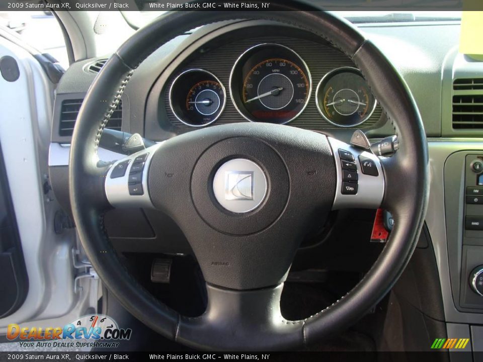 2009 Saturn Aura XR Quicksilver / Black Photo #21