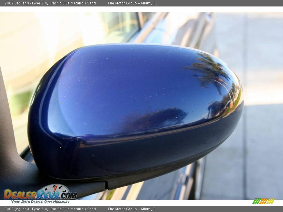 2002 Jaguar X-Type 3.0 Pacific Blue Metallic / Sand Photo #22