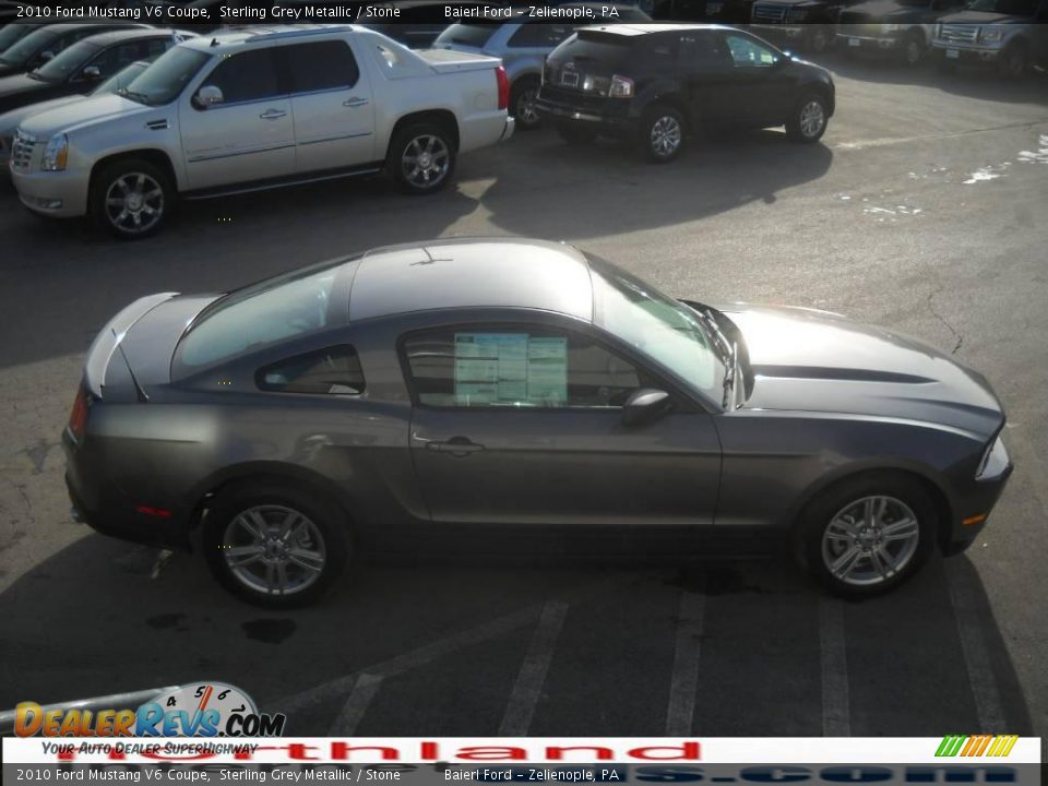 2010 Ford Mustang V6 Coupe Sterling Grey Metallic / Stone Photo #5