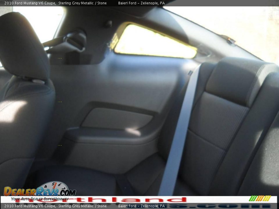 2010 Ford Mustang V6 Coupe Sterling Grey Metallic / Stone Photo #13