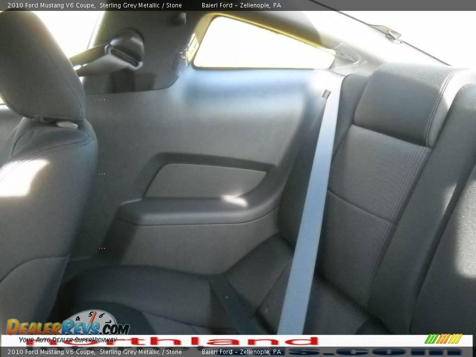 2010 Ford Mustang V6 Coupe Sterling Grey Metallic / Stone Photo #14