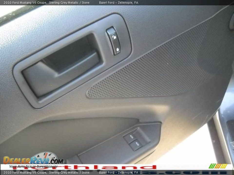 2010 Ford Mustang V6 Coupe Sterling Grey Metallic / Stone Photo #16