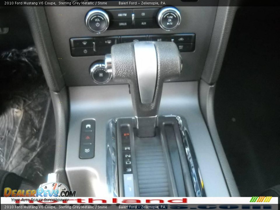 2010 Ford Mustang V6 Coupe Sterling Grey Metallic / Stone Photo #18
