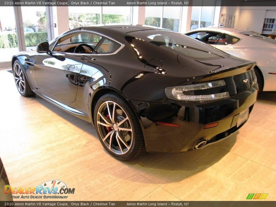 2010 Aston Martin V8 Vantage Coupe Onyx Black / Chestnut Tan Photo #4