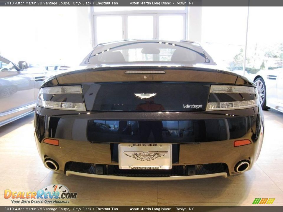 2010 Aston Martin V8 Vantage Coupe Onyx Black / Chestnut Tan Photo #5