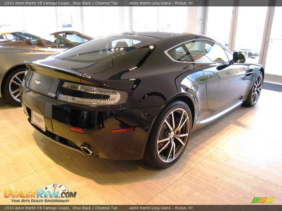 2010 Aston Martin V8 Vantage Coupe Onyx Black / Chestnut Tan Photo #6
