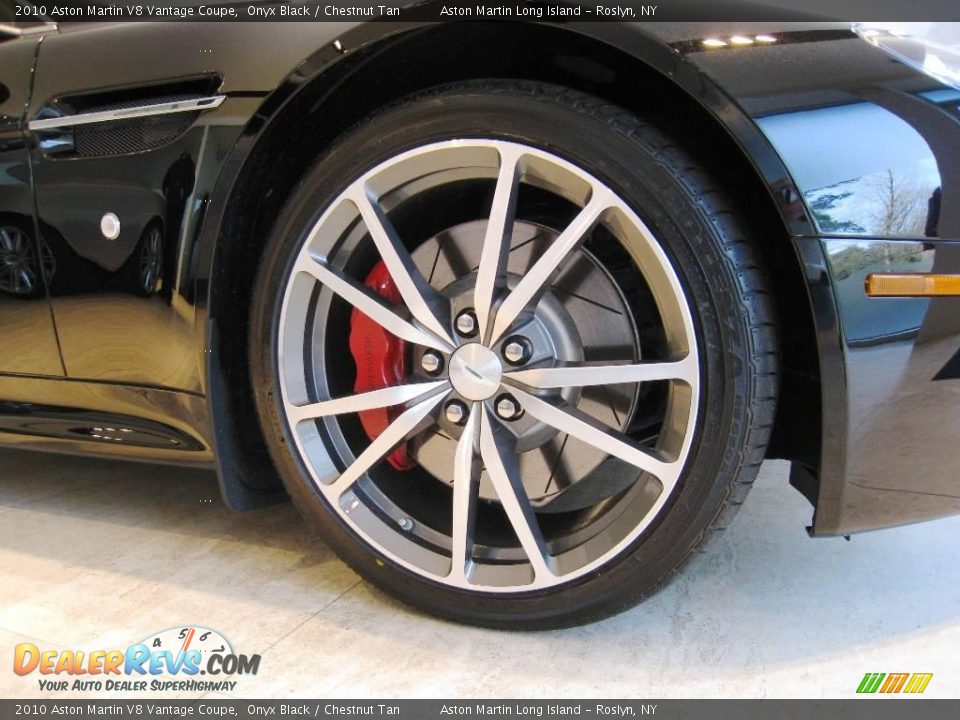 2010 Aston Martin V8 Vantage Coupe Onyx Black / Chestnut Tan Photo #7