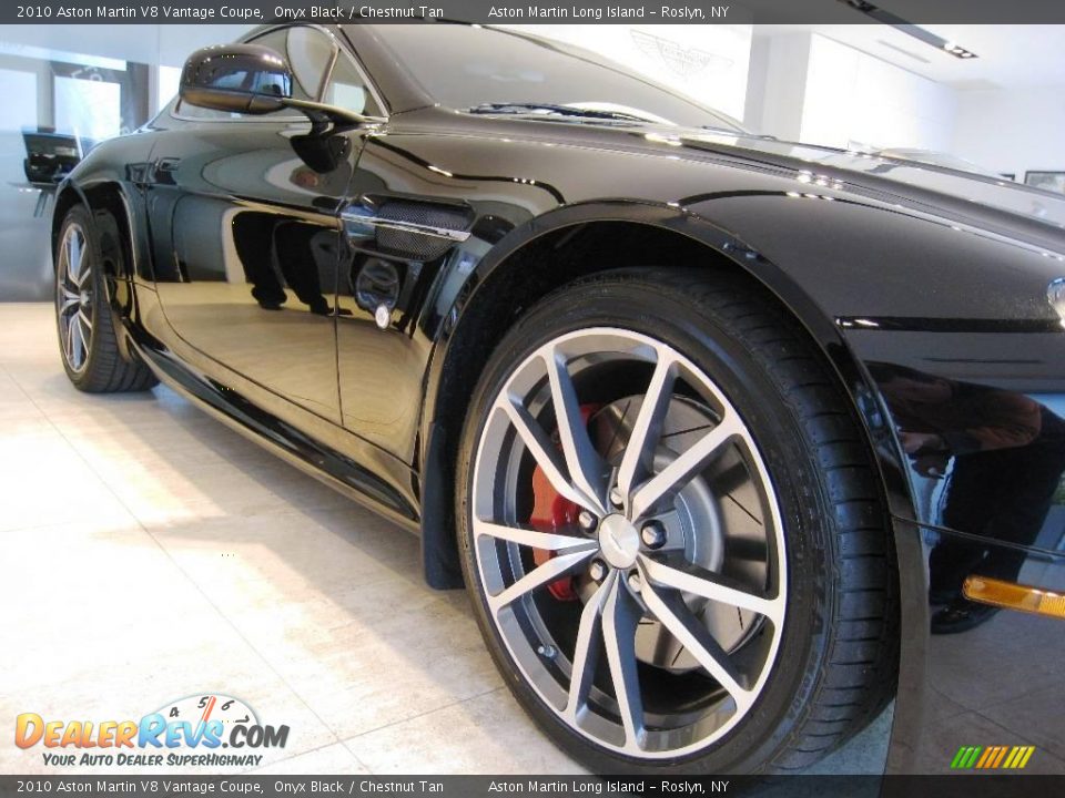 2010 Aston Martin V8 Vantage Coupe Onyx Black / Chestnut Tan Photo #8