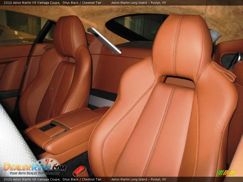 2010 Aston Martin V8 Vantage Coupe Onyx Black / Chestnut Tan Photo #15
