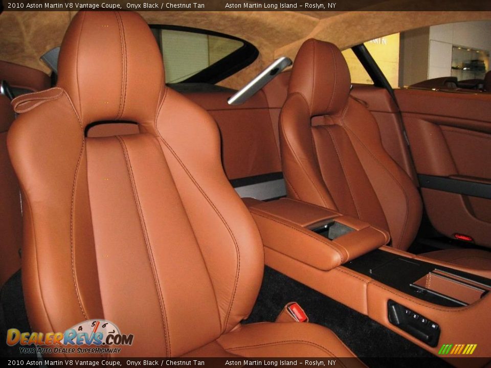 2010 Aston Martin V8 Vantage Coupe Onyx Black / Chestnut Tan Photo #18