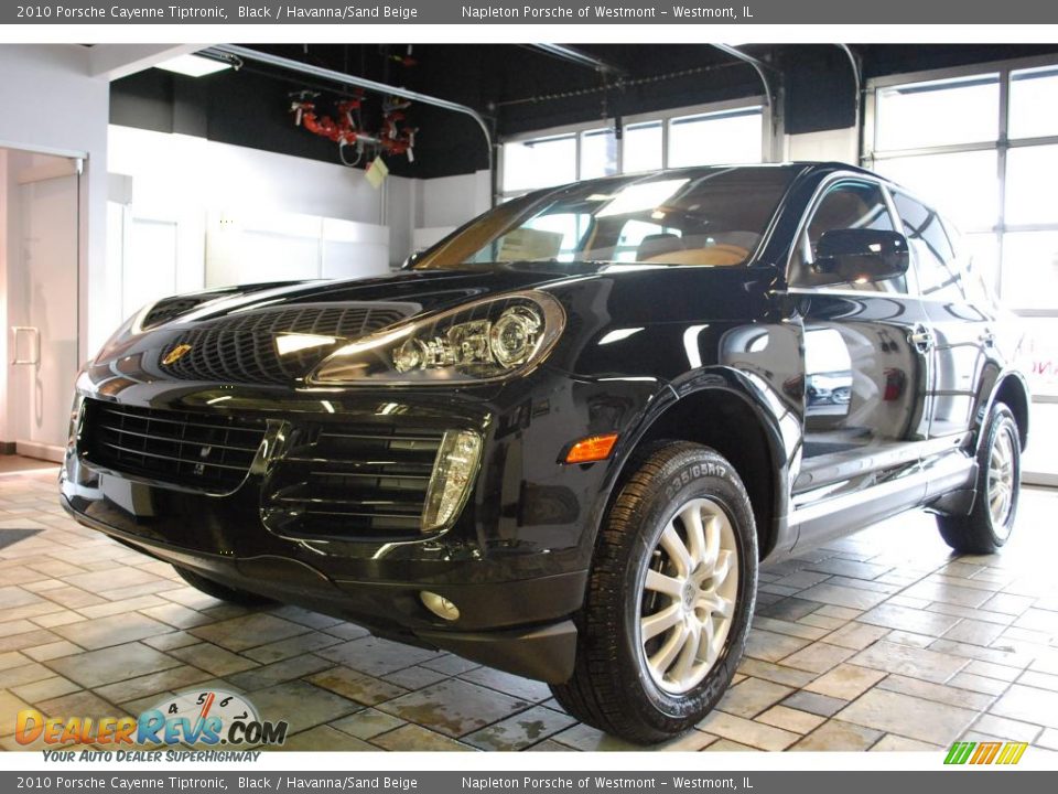 2010 Porsche Cayenne Tiptronic Black / Havanna/Sand Beige Photo #1