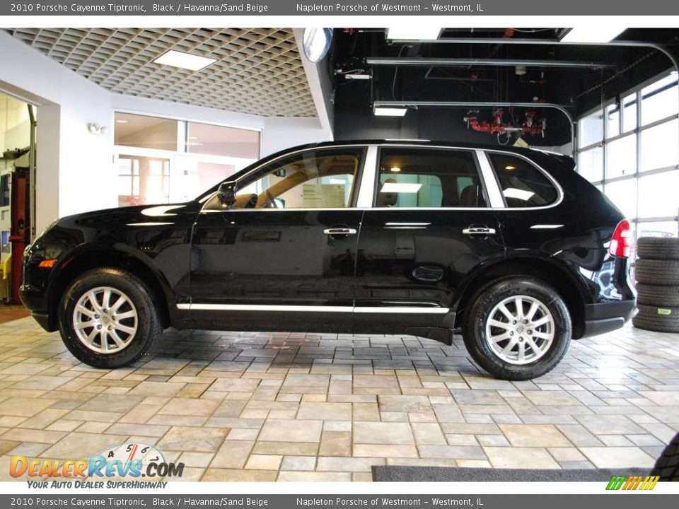 2010 Porsche Cayenne Tiptronic Black / Havanna/Sand Beige Photo #2