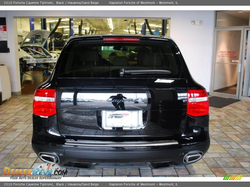 2010 Porsche Cayenne Tiptronic Black / Havanna/Sand Beige Photo #4