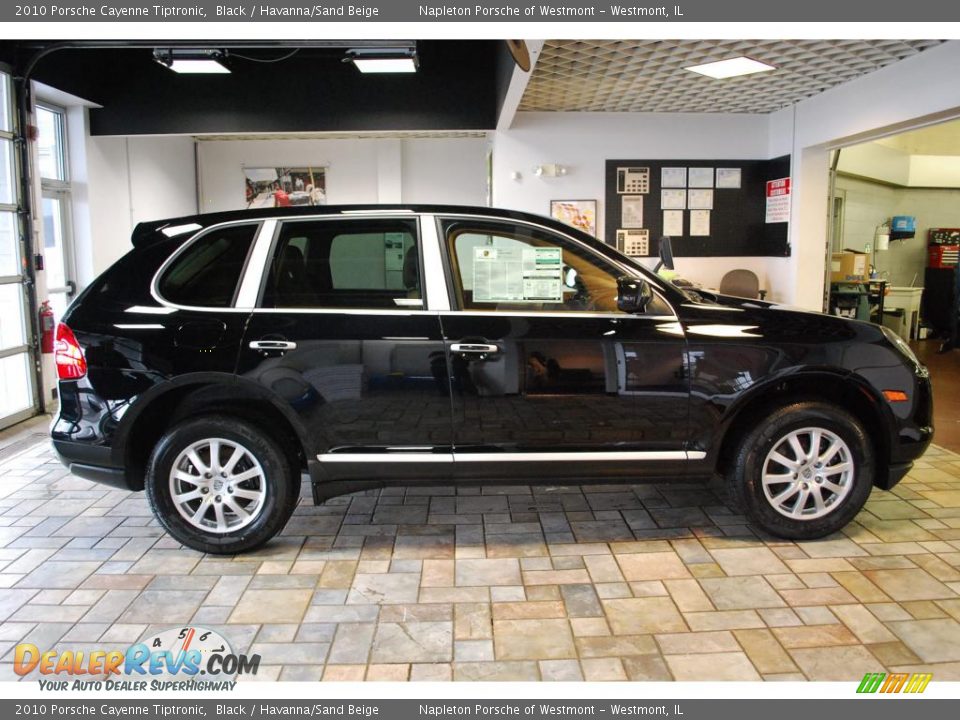 2010 Porsche Cayenne Tiptronic Black / Havanna/Sand Beige Photo #6
