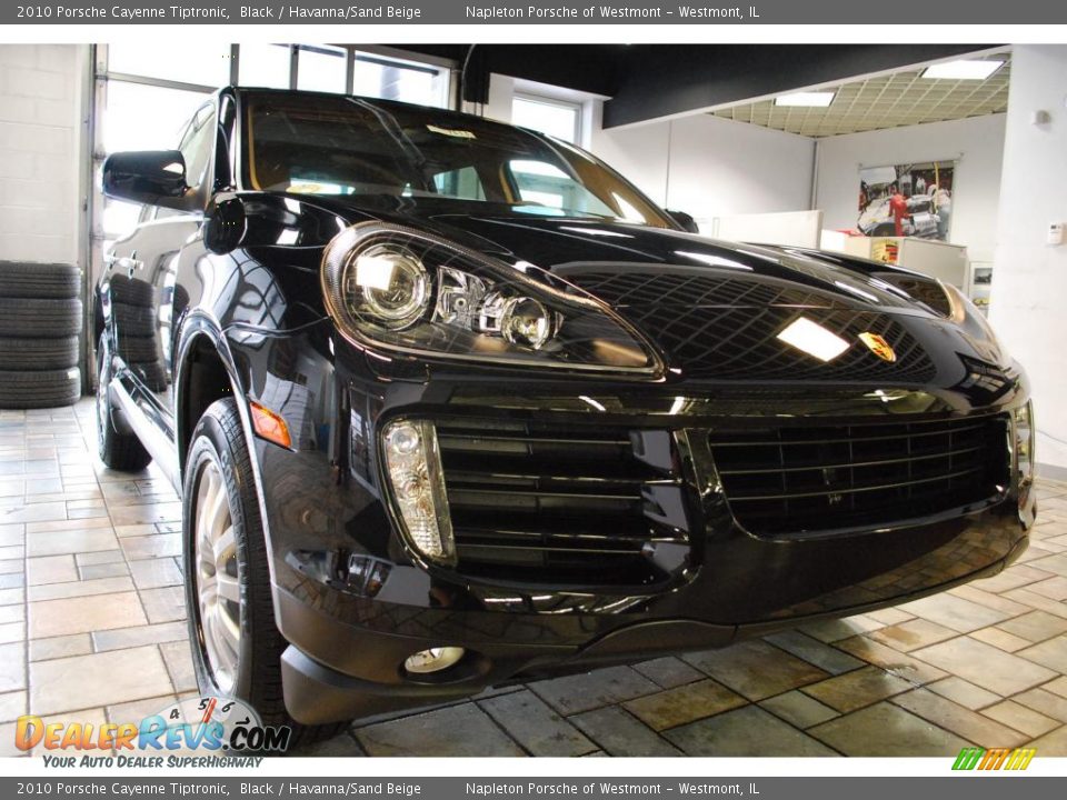 2010 Porsche Cayenne Tiptronic Black / Havanna/Sand Beige Photo #7