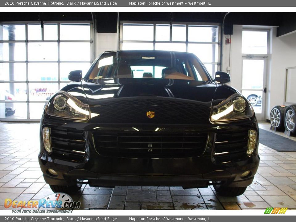 2010 Porsche Cayenne Tiptronic Black / Havanna/Sand Beige Photo #8