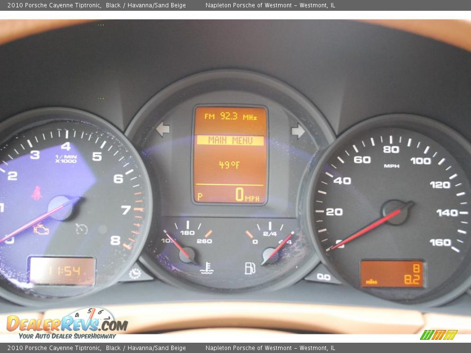 2010 Porsche Cayenne Tiptronic Black / Havanna/Sand Beige Photo #11