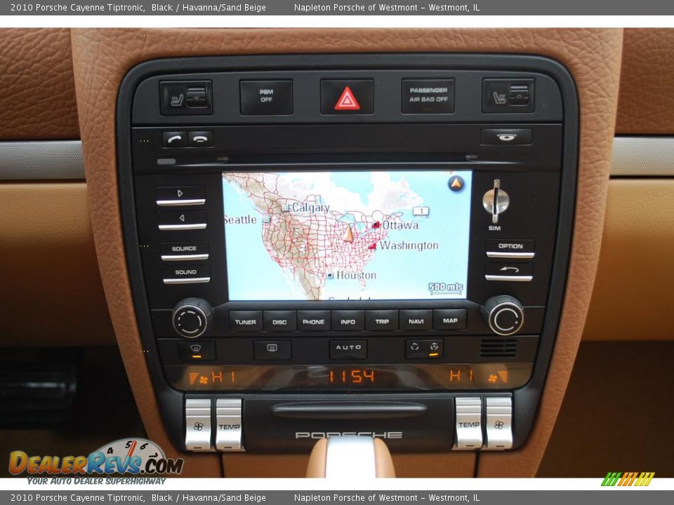 2010 Porsche Cayenne Tiptronic Black / Havanna/Sand Beige Photo #12