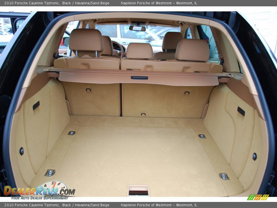2010 Porsche Cayenne Tiptronic Black / Havanna/Sand Beige Photo #14