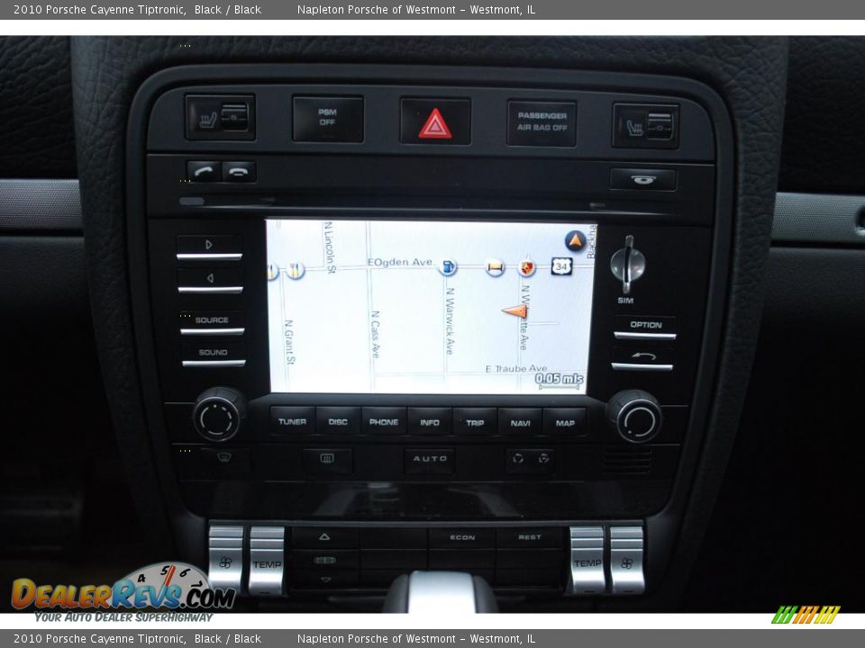 2010 Porsche Cayenne Tiptronic Black / Black Photo #12