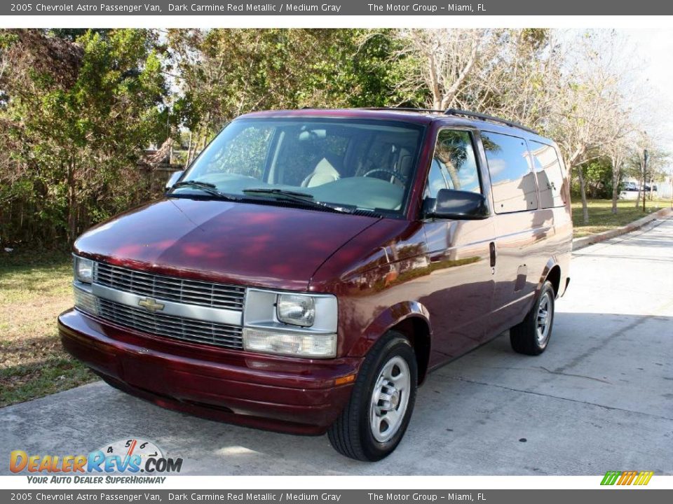 2005 Chevrolet Astro Passenger Van Dark Carmine Red Metallic / Medium Gray Photo #1