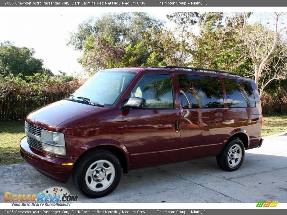 2005 Chevrolet Astro Passenger Van Dark Carmine Red Metallic / Medium Gray Photo #2
