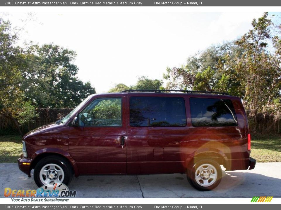 2005 Chevrolet Astro Passenger Van Dark Carmine Red Metallic / Medium Gray Photo #3