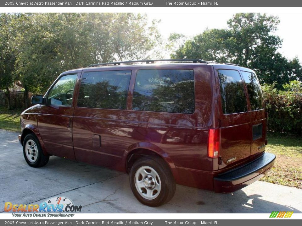 2005 Chevrolet Astro Passenger Van Dark Carmine Red Metallic / Medium Gray Photo #5