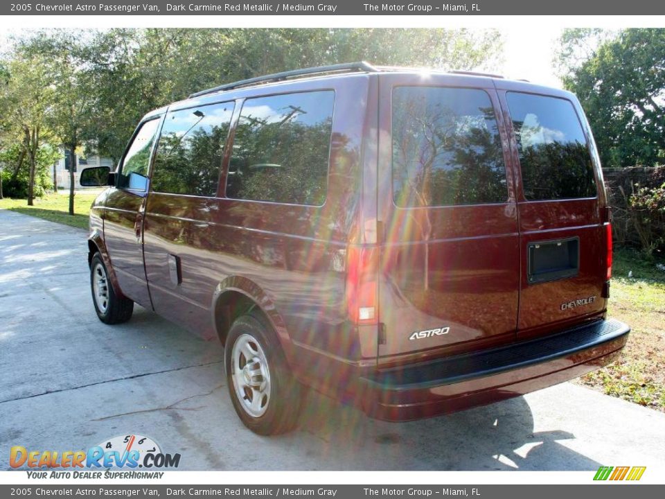 2005 Chevrolet Astro Passenger Van Dark Carmine Red Metallic / Medium Gray Photo #6