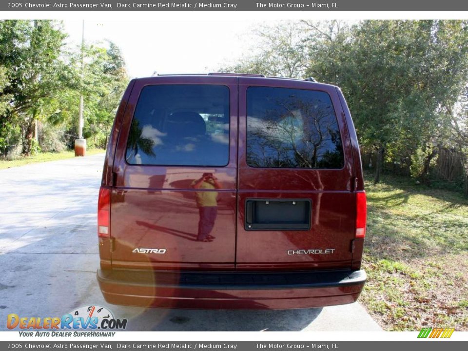 2005 Chevrolet Astro Passenger Van Dark Carmine Red Metallic / Medium Gray Photo #7