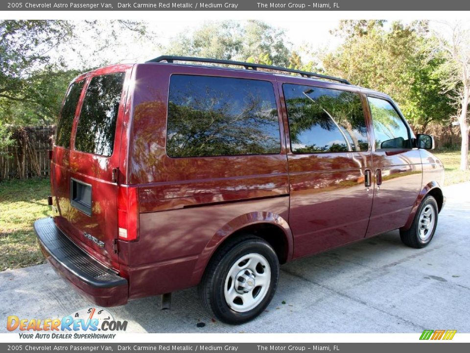2005 Chevrolet Astro Passenger Van Dark Carmine Red Metallic / Medium Gray Photo #9